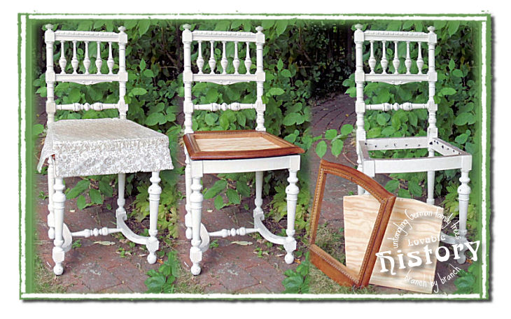 How to beautify vintage chairs with stain, chalk paint and wax. [www.lovablehistory.com]