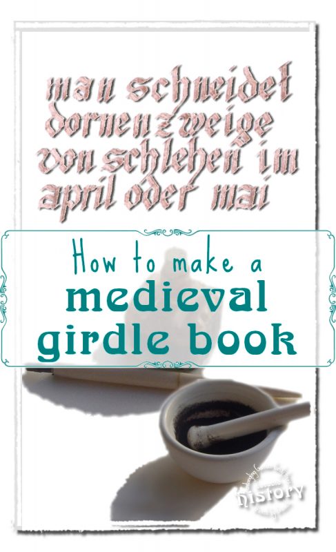 How to make a medieval girdle book, pt. 2: thorn crust ink [www.lovablehistory.com]