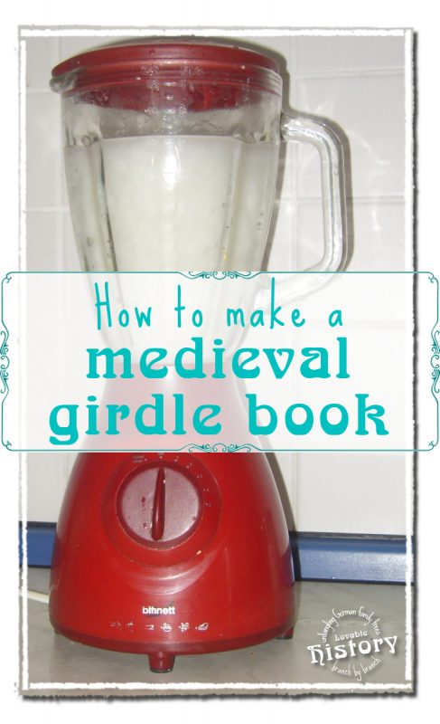 How to make a medieval girdle book, pt. 1: papermaking [www.lovablehistory.com]