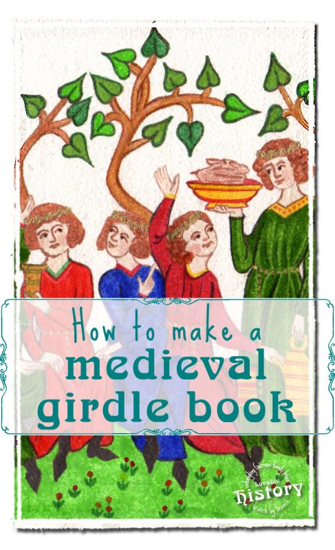 How to make a medieval girdle book, pt. 2: painting miniatures [www.lovablehistory.com]